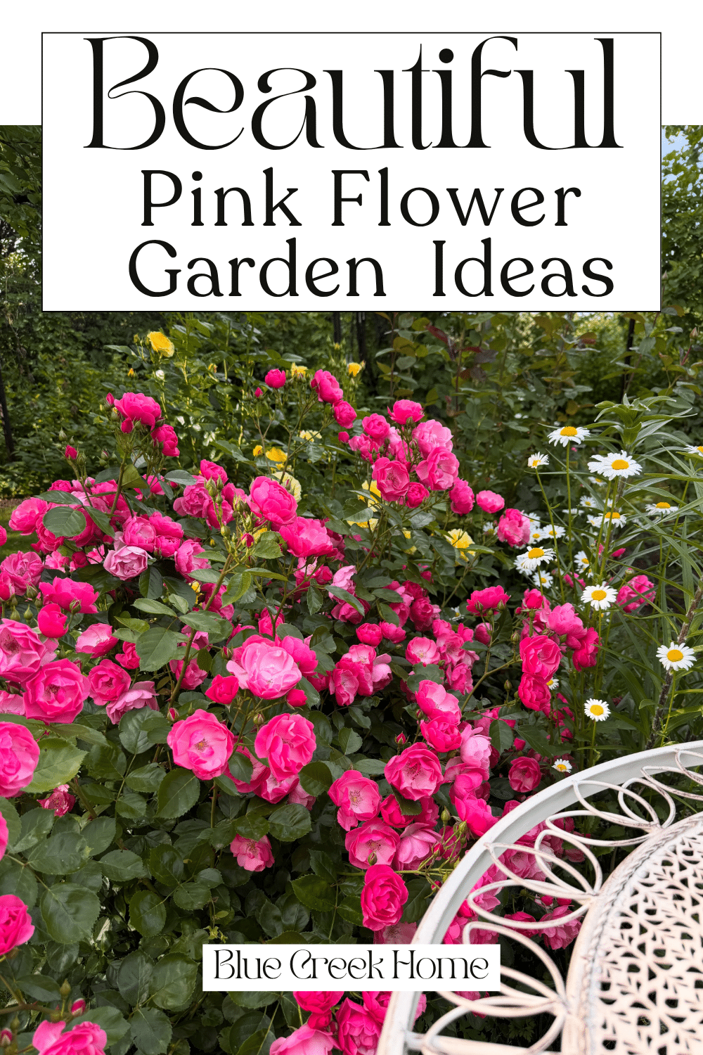 Beautiful Pink Flower Garden Ideas