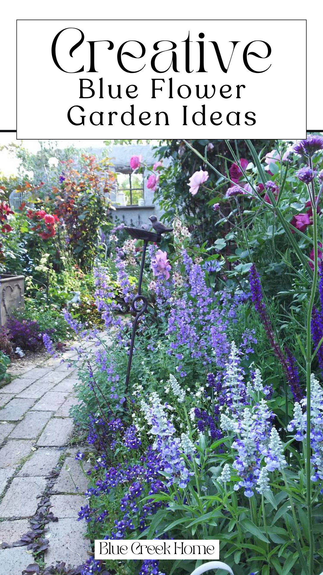 Blue Flower Garden