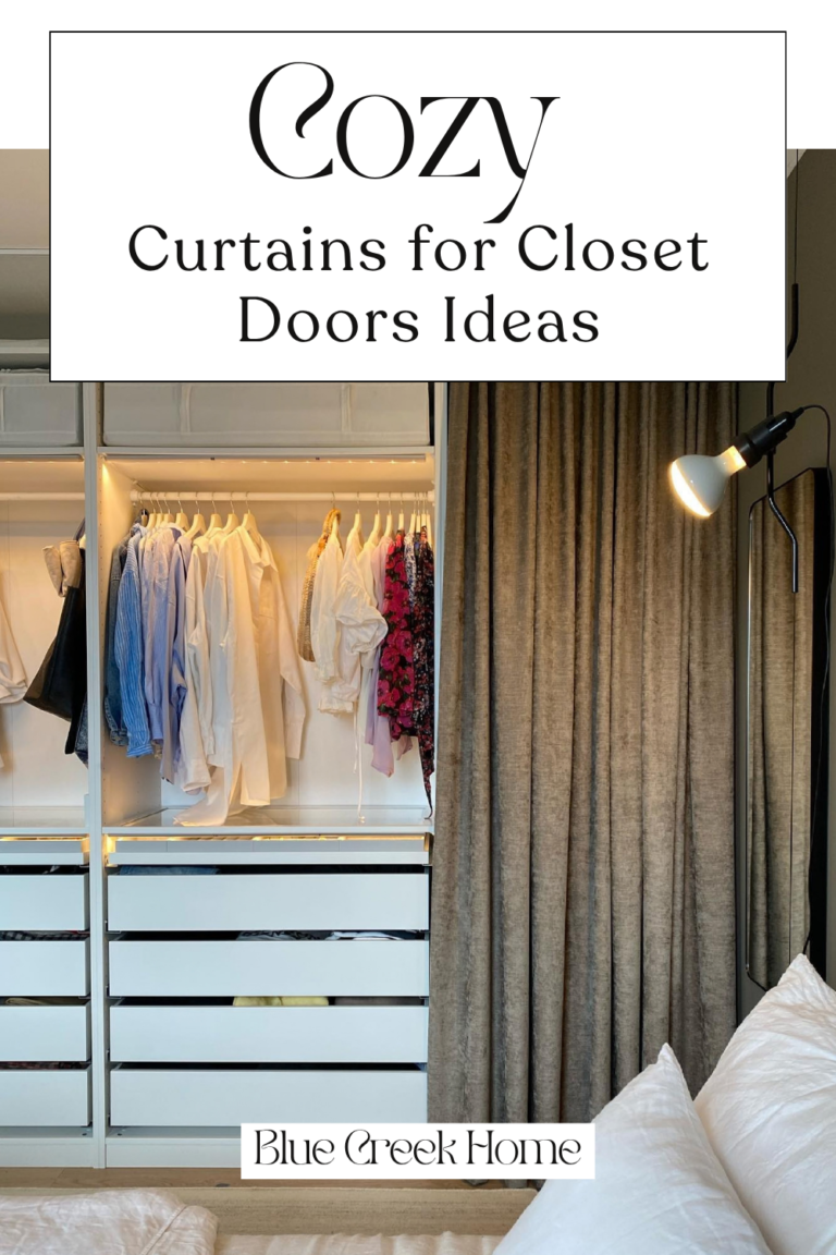 Cozy Curtains for Closet Doors Ideas