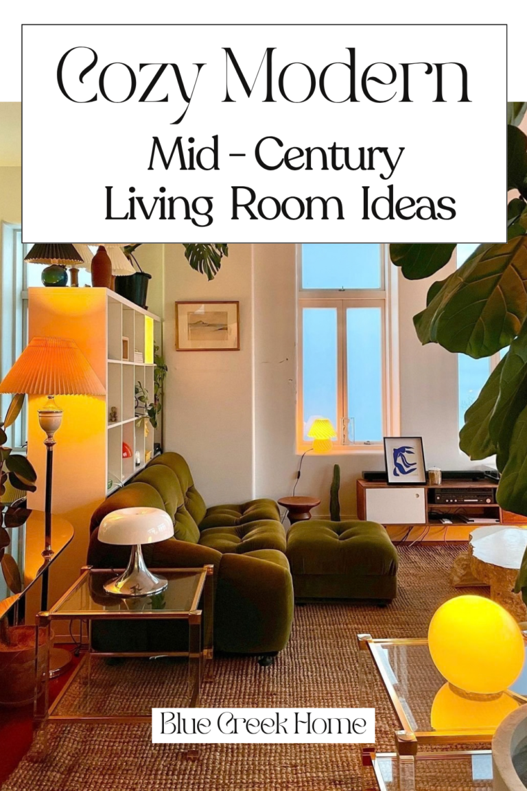 Cozy Modern Mid-century Living Room Ideas