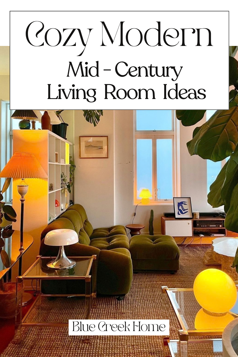 Cozy Modern Mid-century Living Room Ideas