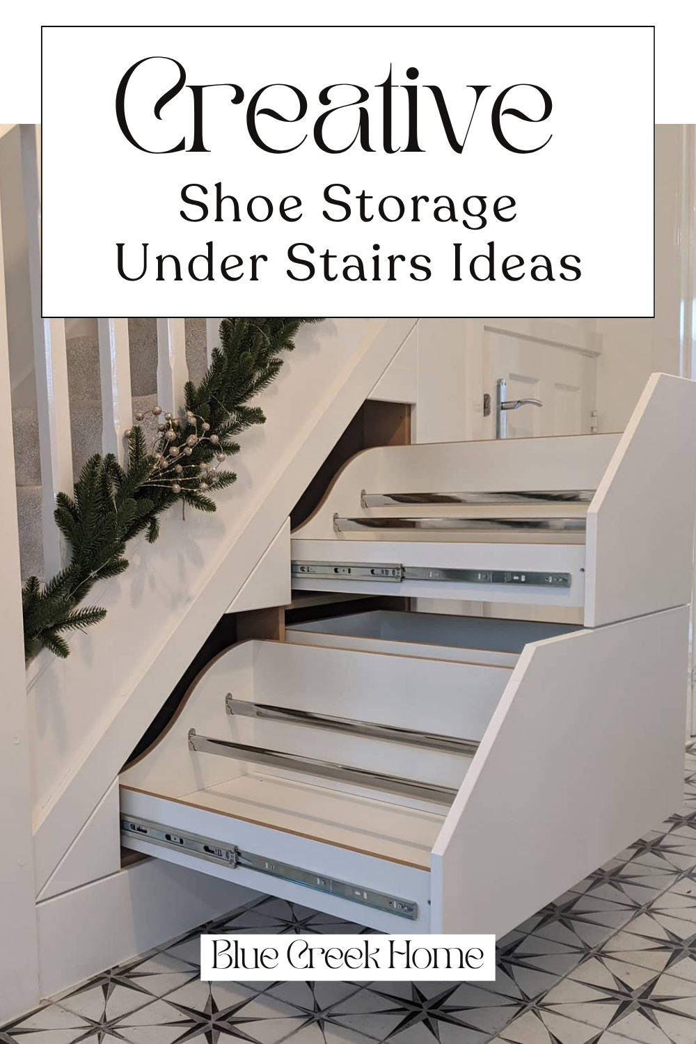 Creative Shoe Storage Under Stairs Ideas