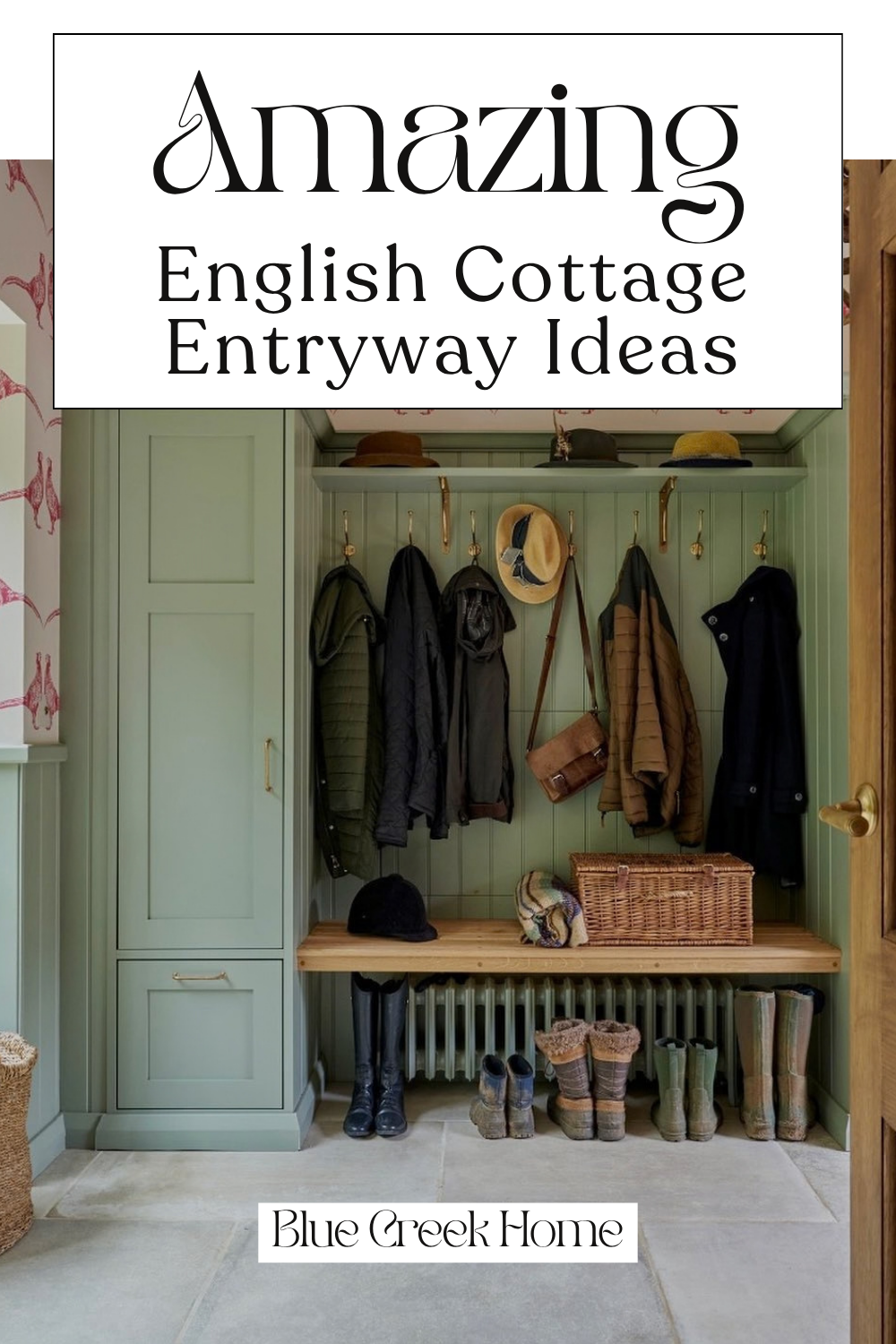 Amazing English Cottage Entryway Ideas