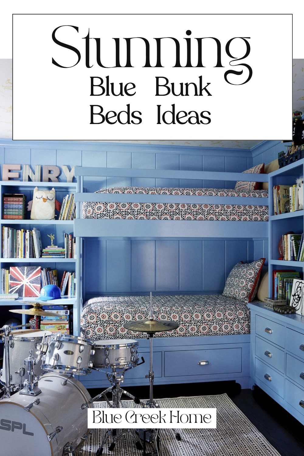 Stunning Blue Bunk Beds Ideas