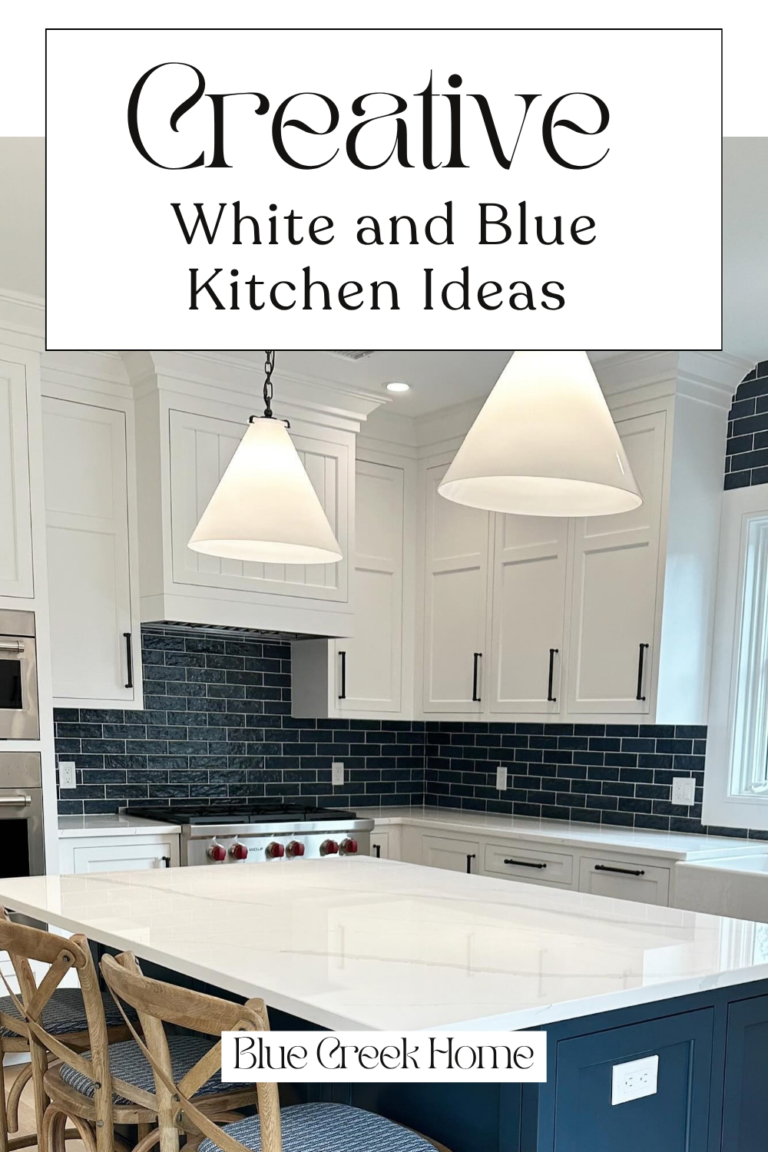 Creative White and Blue Kitchen Ideas