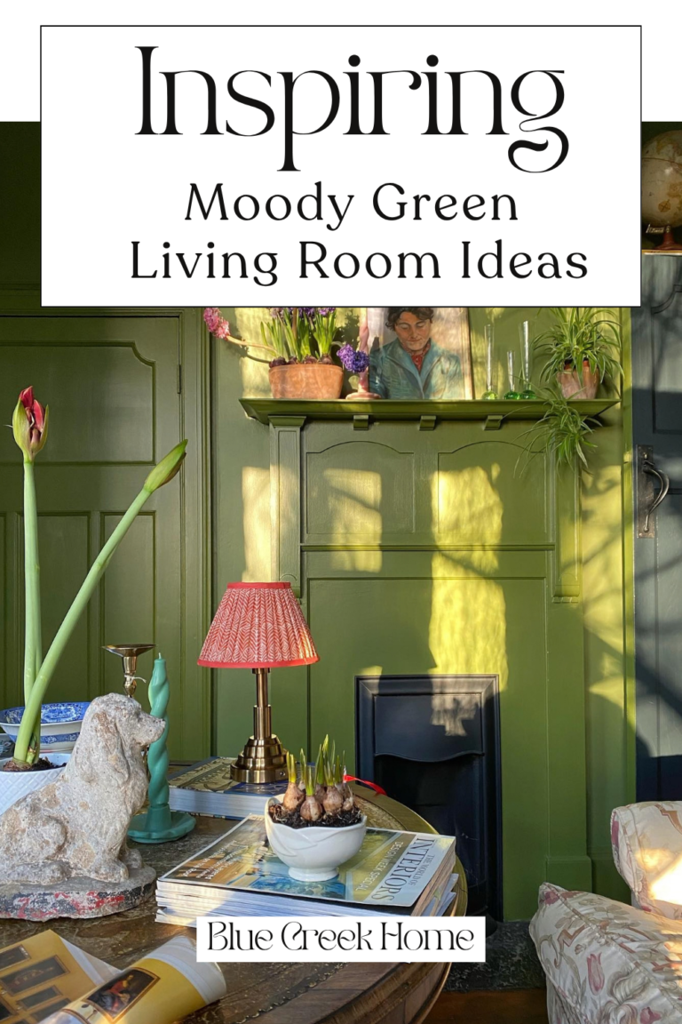 Inspiring Moody Green Living Room Ideas