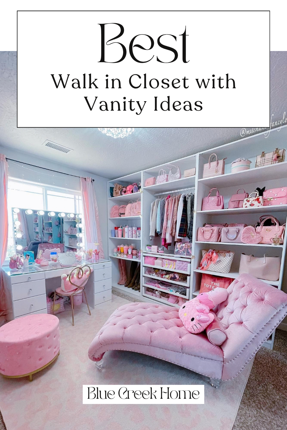 Best Walk in Closet with Vanity Ideas