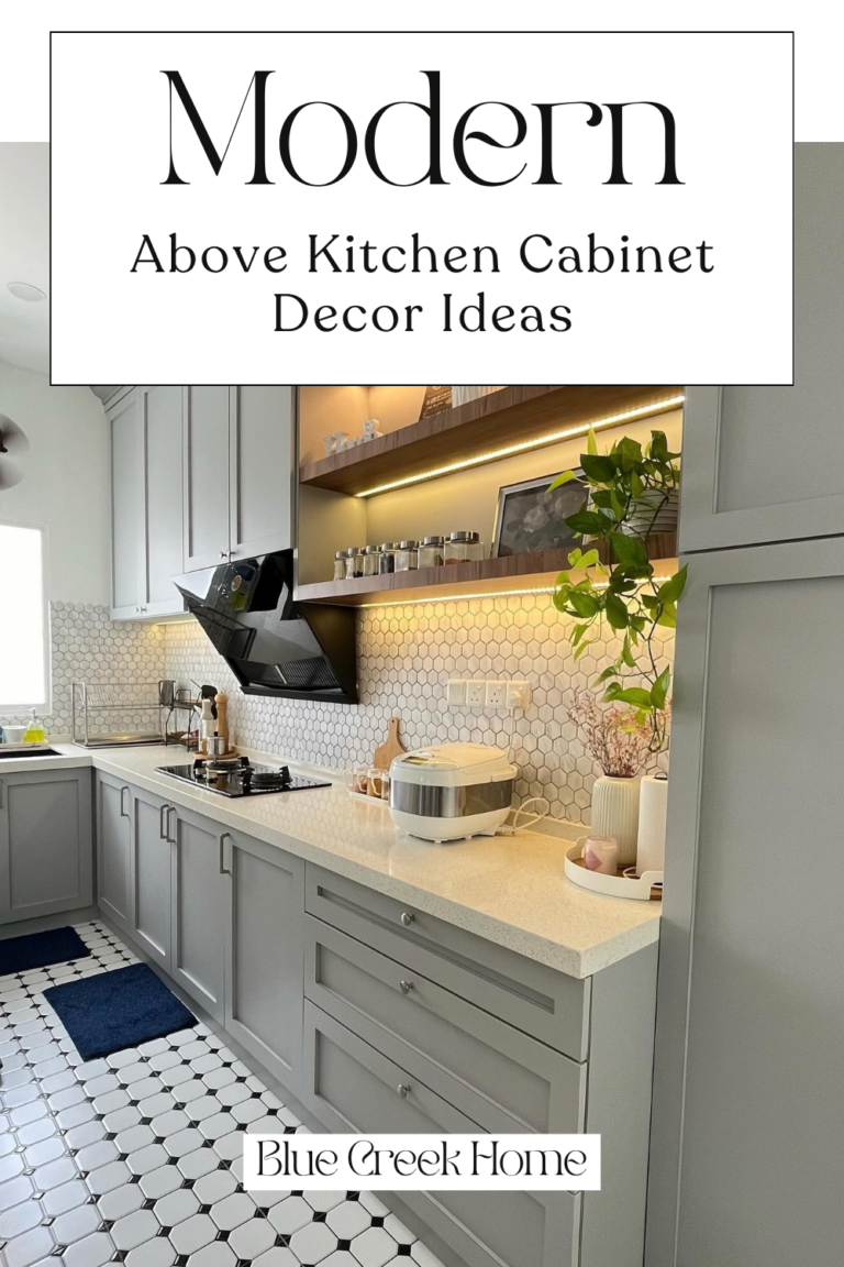 Modern Above Kitchen Cabinet Decor Ideas