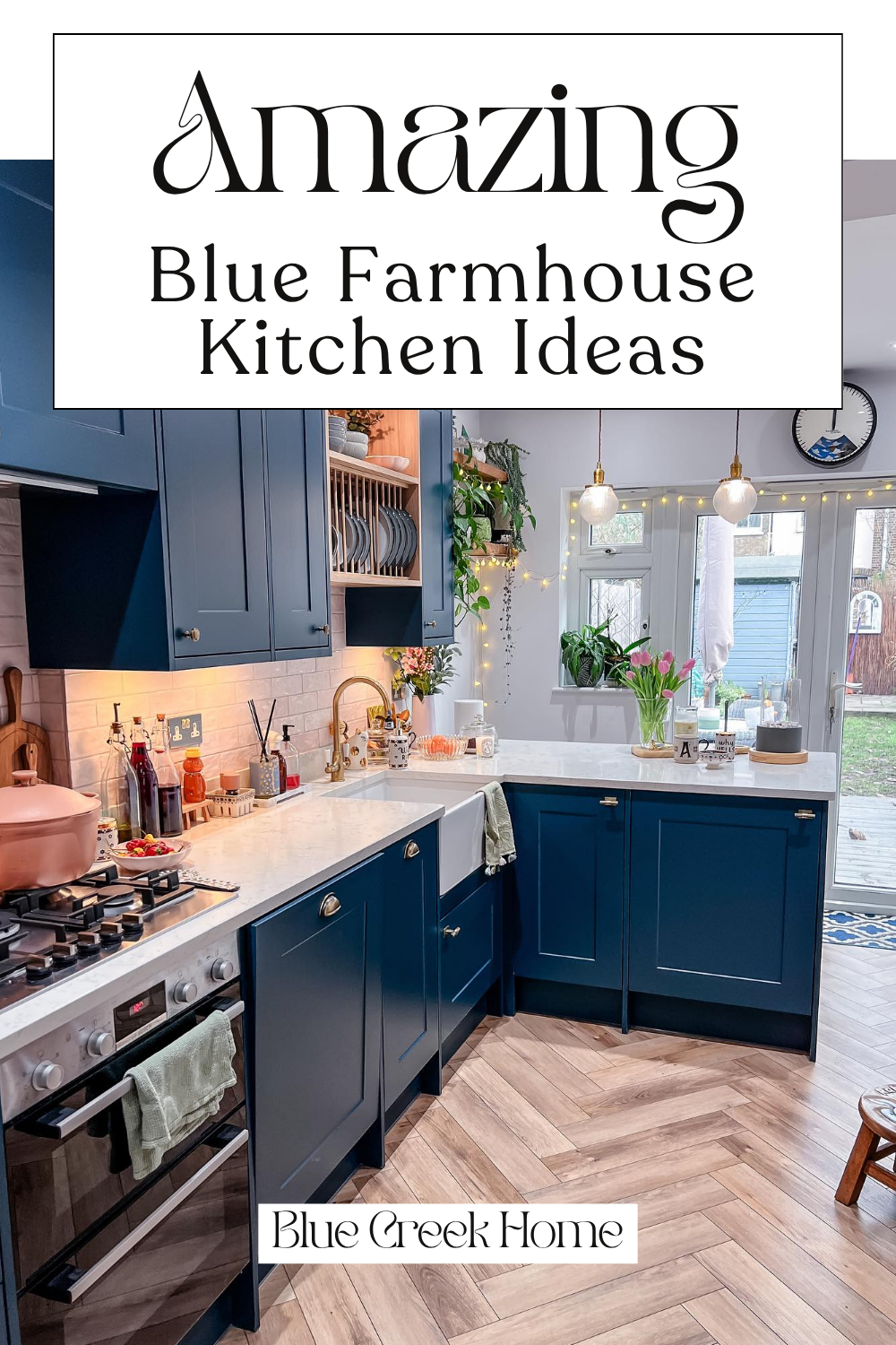 Blue Farmhouse Kitchen Ideas