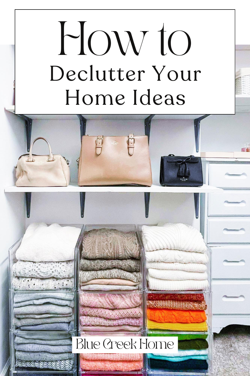 How to Declutter Your Home Ideas