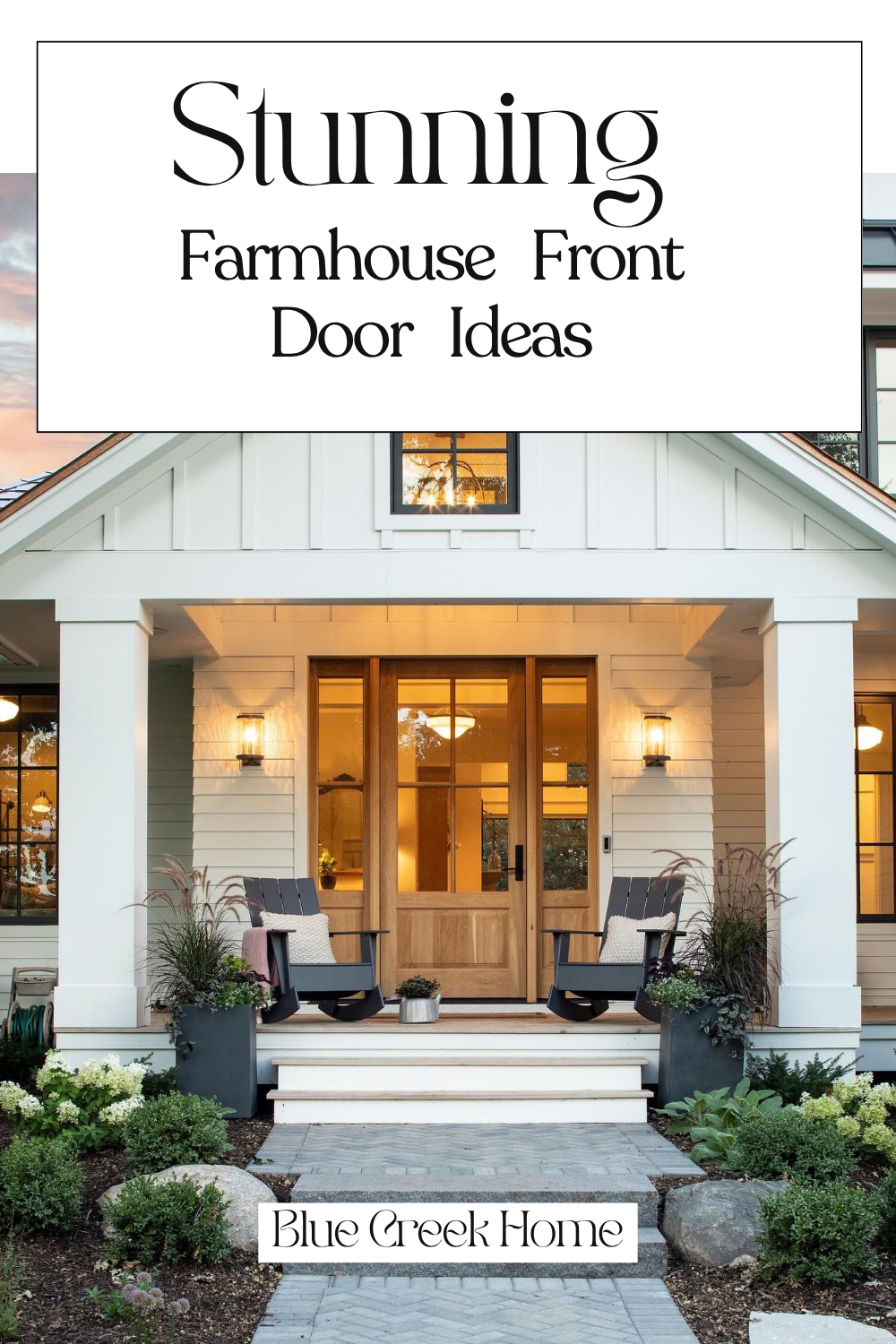 Stunning Farmhouse Front Door Ideas