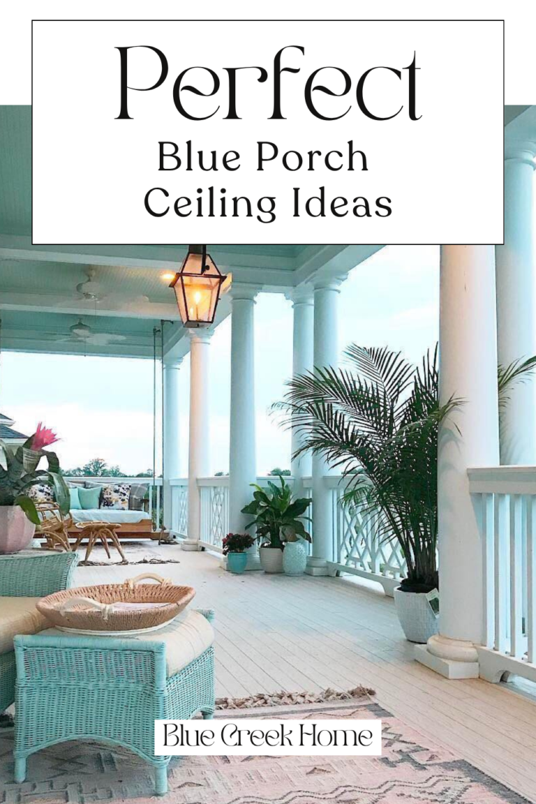 Perfect blue porch ceiling Ideas