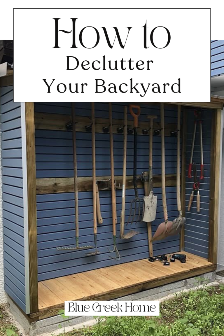 How to Declutter Your Backyard