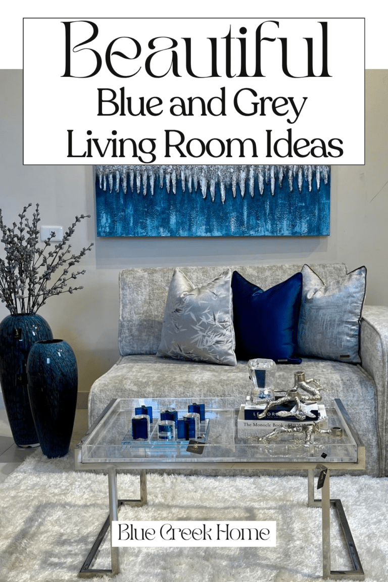 Blue and Grey Living Room Ideas