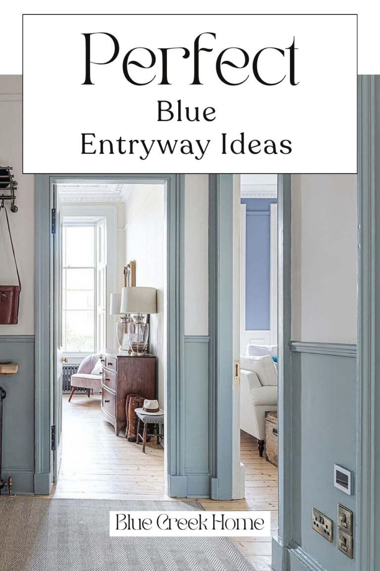 Perfect Blue Entryway Ideas