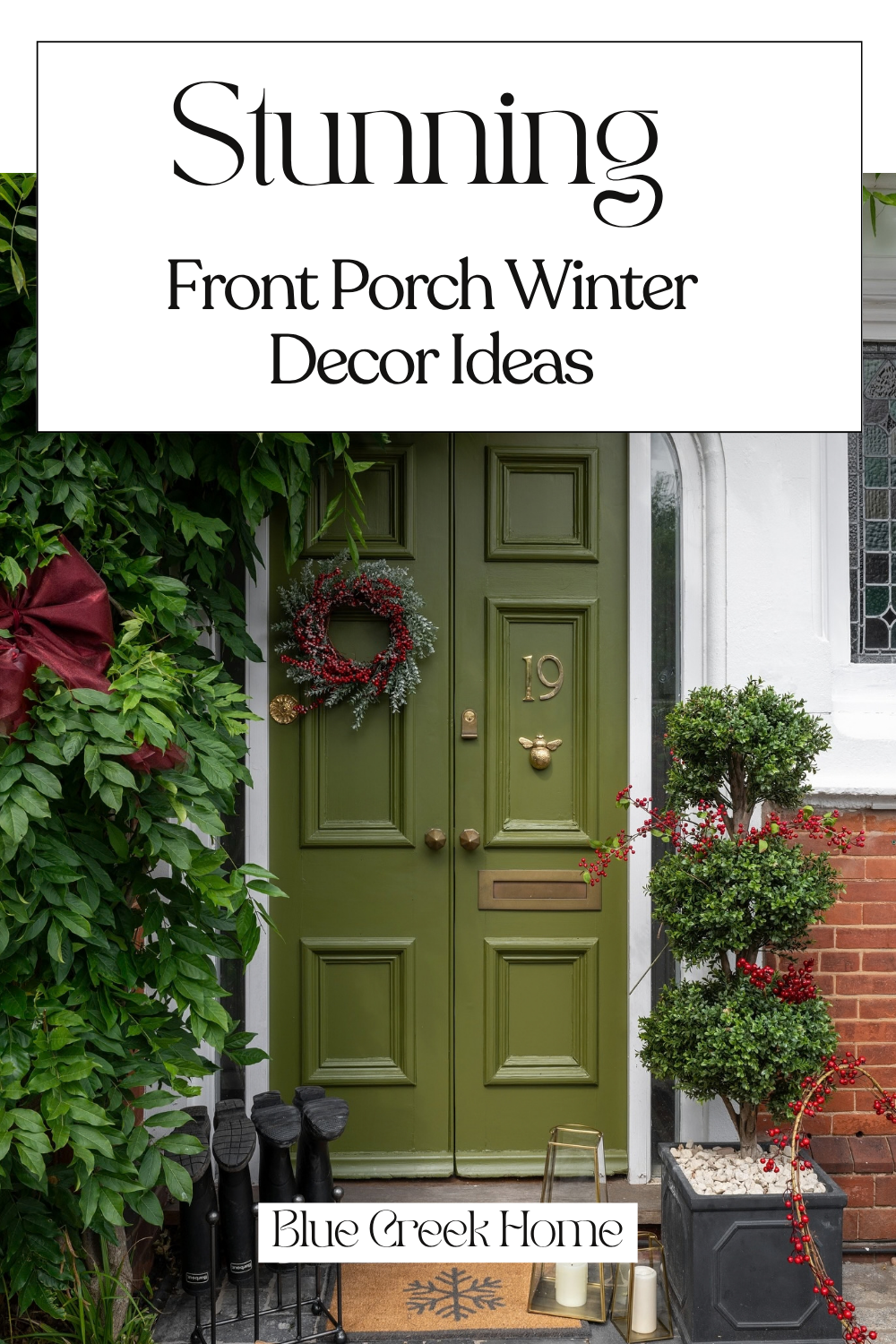 Front Porch Winter Decor Ideas