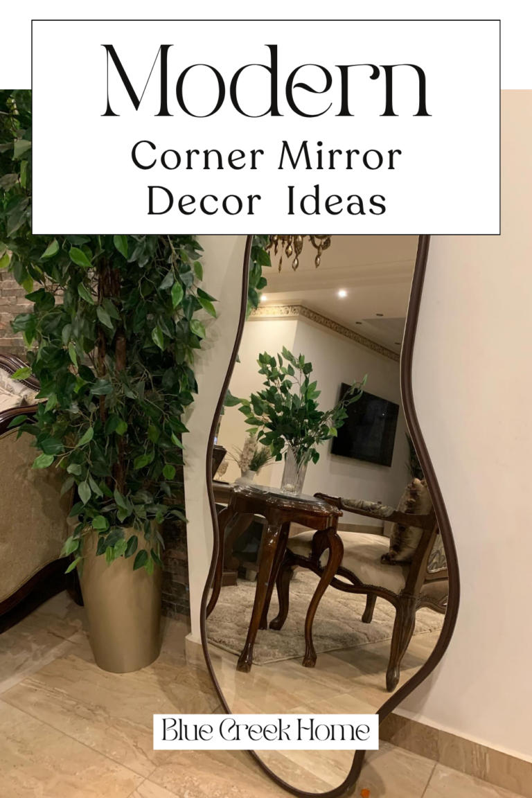 Modern Corner Mirror Decor Ideas