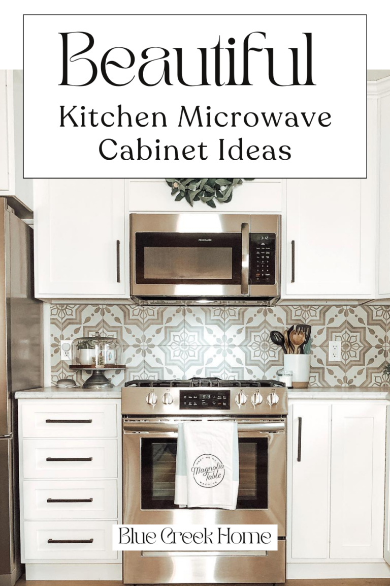 Beautiful Kitchen Microwave Cabinet Ideas