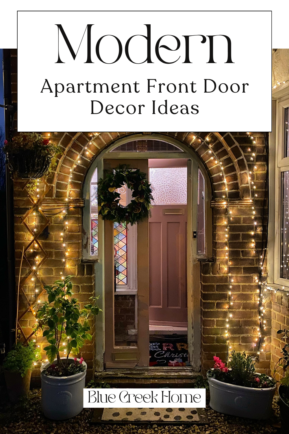 Modern Apartment Front Door Decor Ideas