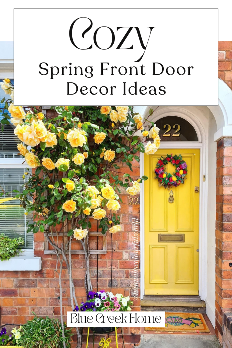 Cozy Spring Front Door Decor Ideas