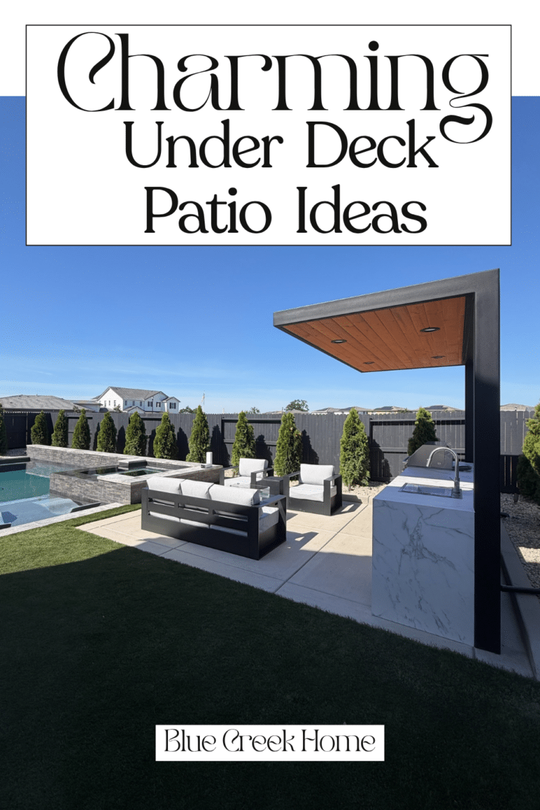 under deck patio ideas