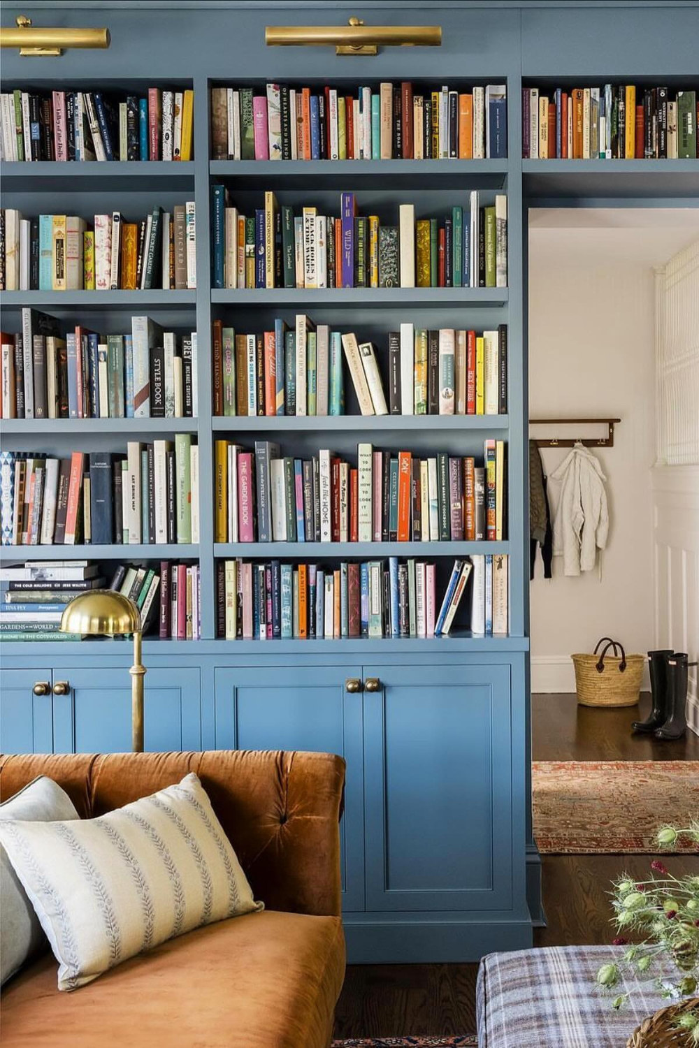 Cozy Blue Reading Nook