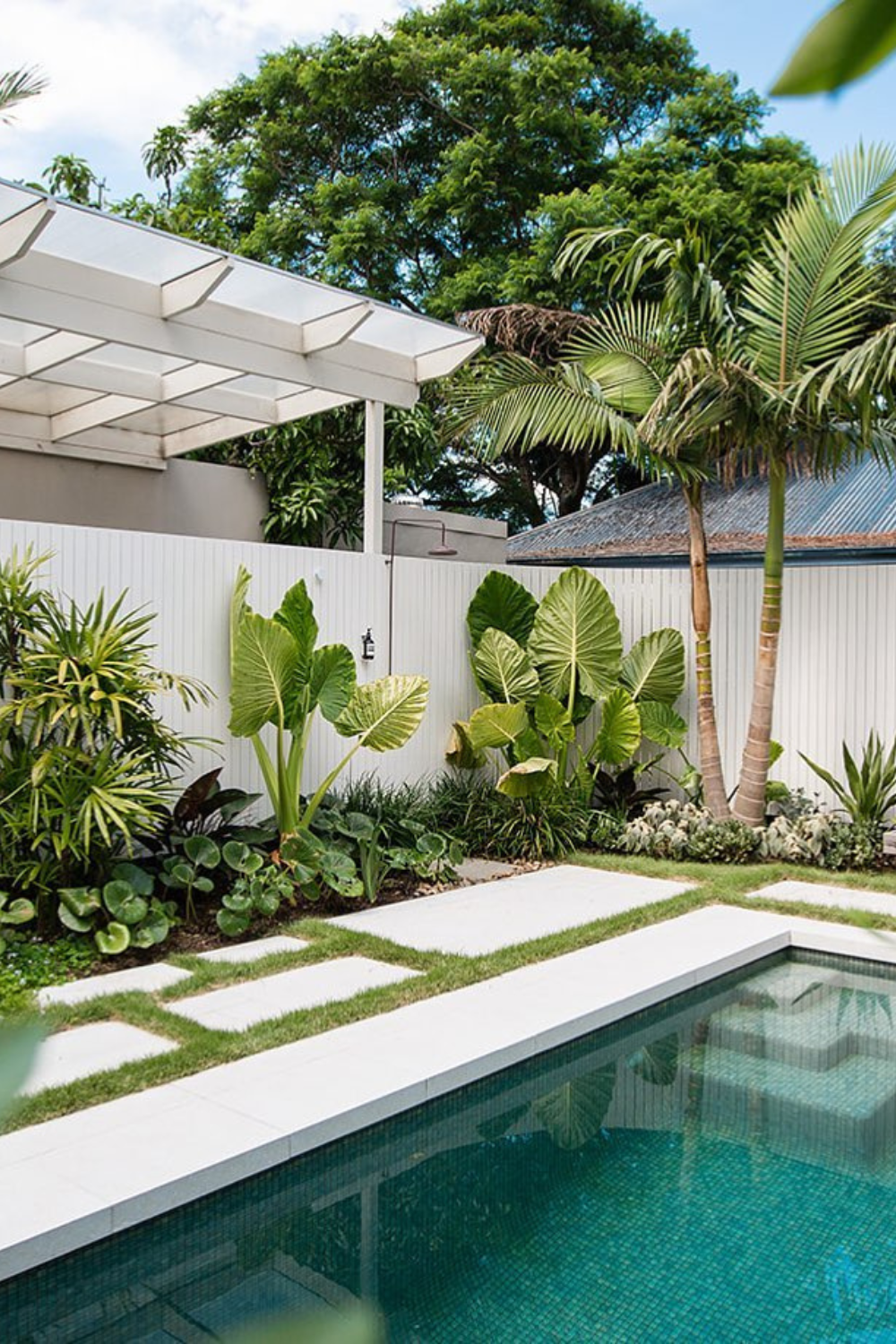 backyard pool landscaping