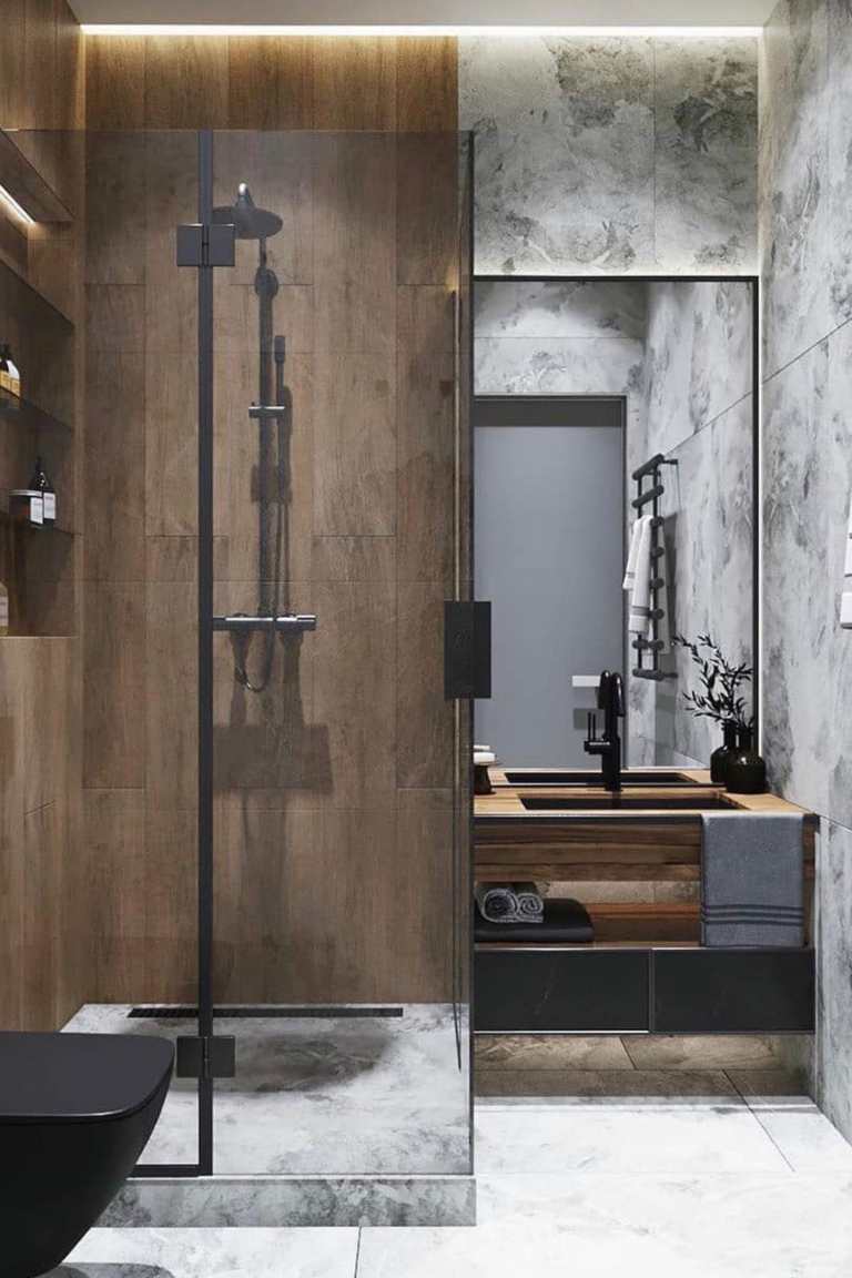 Black Vanity Bathroom