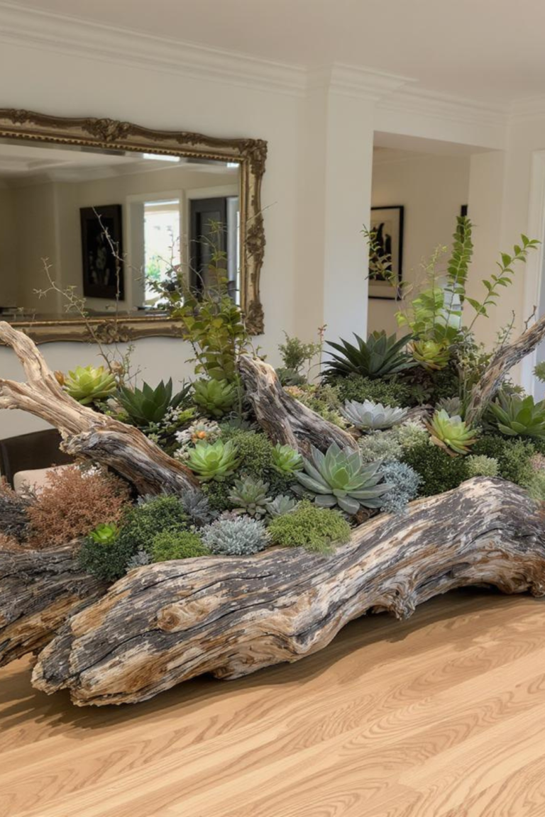 driftwood planters Ideas